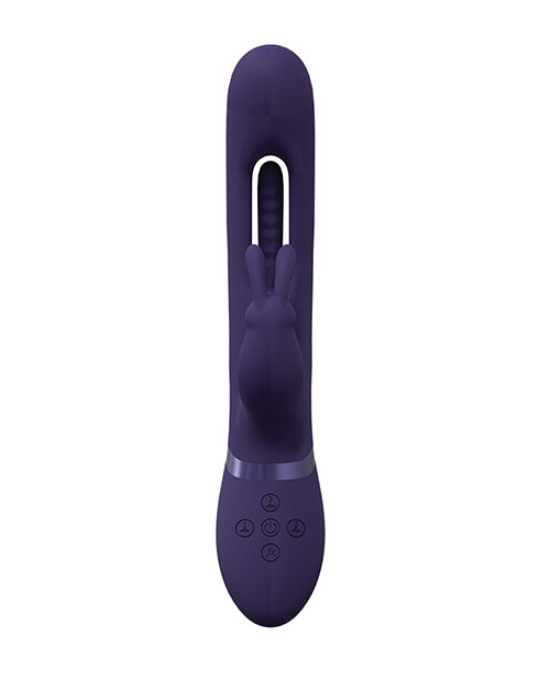 Shots Vive Mika Flapping Tongue Rabbit Vibrator - Purple - LUST Depot