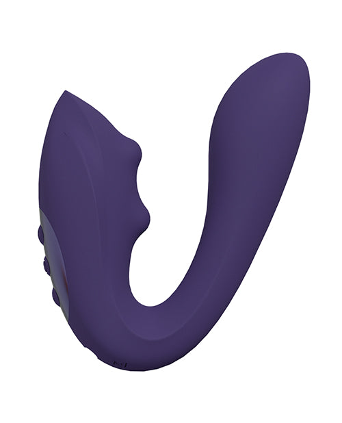 Shots Yuki Dual Action G-spot Vibrator W/massaging Beads - Purple