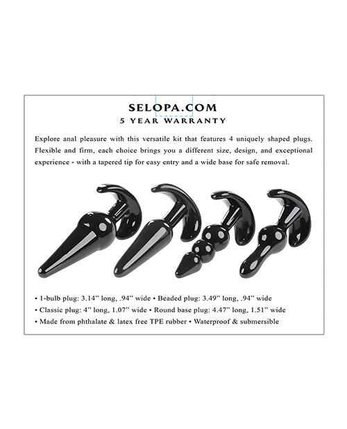 Selopa Intro To Plugs - Black - LUST Depot