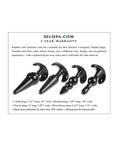 Selopa Intro To Plugs - Black - LUST Depot