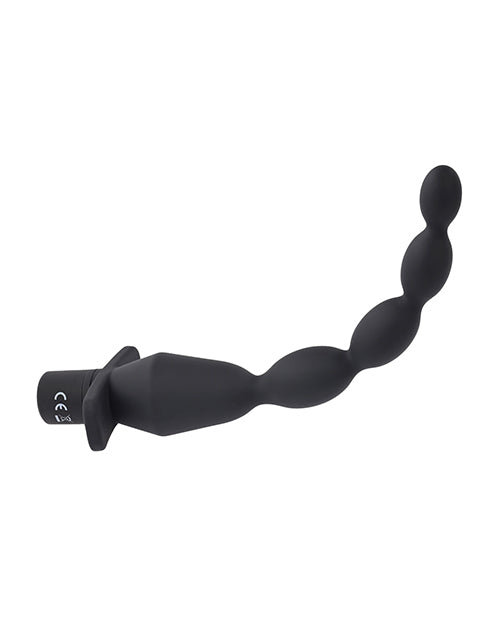 Selopa Vibrating Butt Beads - Black - LUST Depot