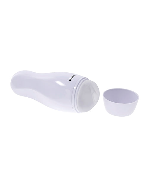 Selopa Pleasure Can Stroker - White - LUST Depot