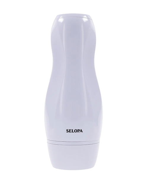 Selopa Pleasure Can Stroker - White - LUST Depot