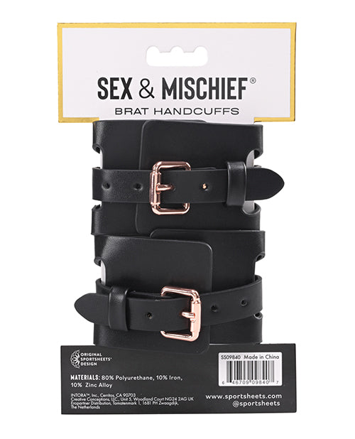 Sex & Mischief Brat Handcuffs - LUST Depot