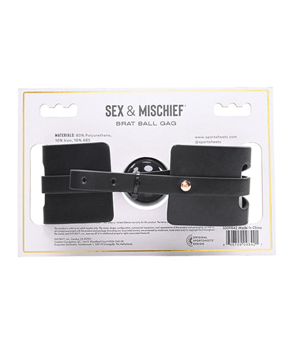 Sex & Mischief Brat Ball Gag - LUST Depot