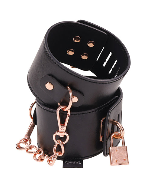 Sex & Mischief Brat Locking Cuffs - LUST Depot