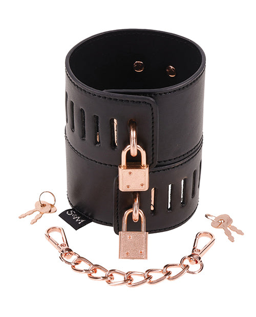 Sex & Mischief Brat Locking Cuffs - LUST Depot