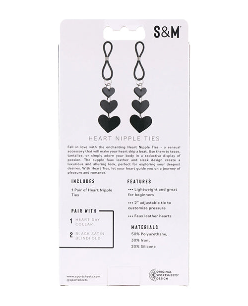 Sex & Mischief Heart Nipple Ties - LUST Depot