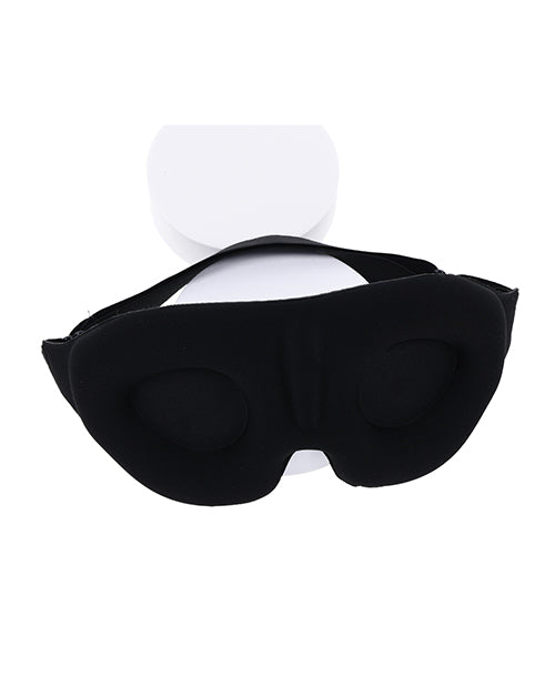 Saffron Blackout Memory Foam Blindfold - Black