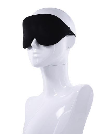 Saffron Blackout Memory Foam Blindfold - Black