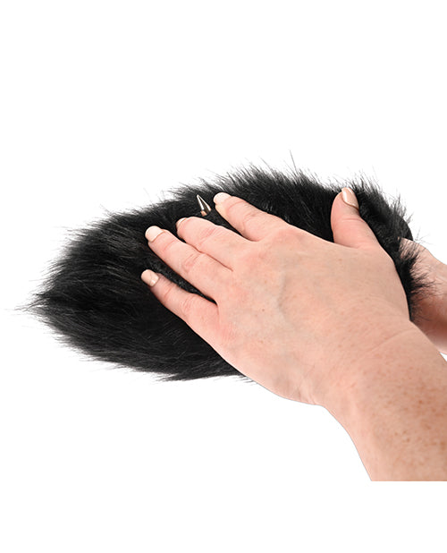 Saffron Spiked Sensory Mitts - Black