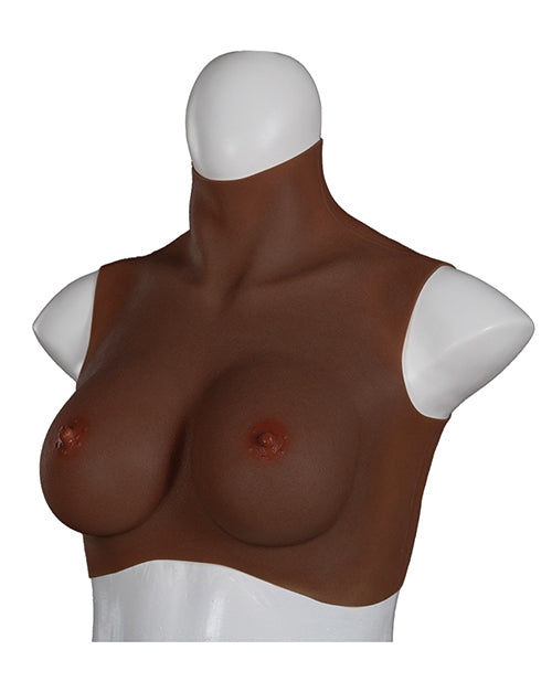 XX-DREAMTOYS Ultra Realistic D Cup Breast Form Medium - Black - LUST Depot