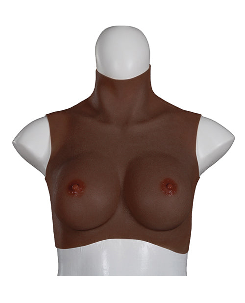 XX-DREAMTOYS Ultra Realistic D Cup Breast Form Medium - Black - LUST Depot