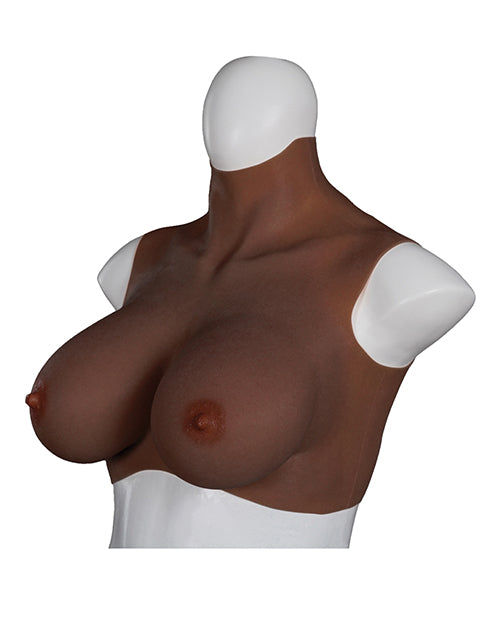 XX-DREAMTOYS Ultra Realistic E Cup Breast Form Large - Black