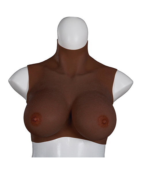 XX-DREAMTOYS Ultra Realistic E Cup Breast Form Large - Black - LUST Depot