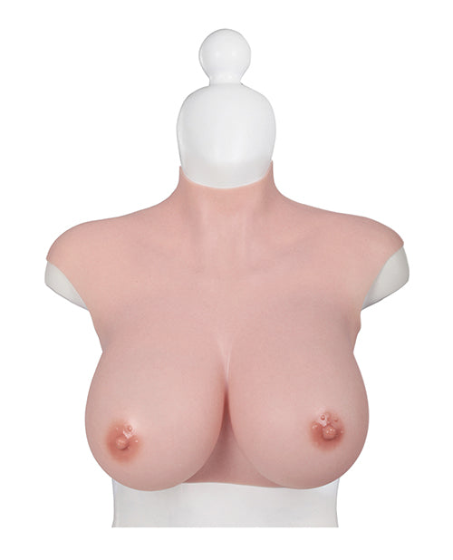 XX-DREAMSTOYS Ultra Realistic H Cup Breast Form X Large - Ivory - LUST Depot