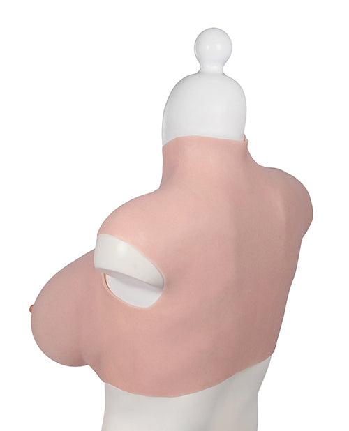 XX-DREAMSTOYS Ultra Realistic H Cup Breast Form X Large - Ivory - LUST Depot