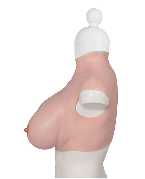 XX-DREAMSTOYS Ultra Realistic H Cup Breast Form X Large - Ivory - LUST Depot