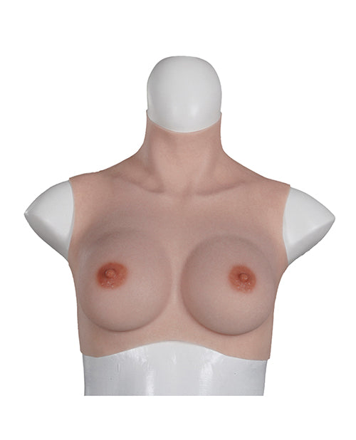 Xx-dreamstoys Ultra Realistic D Cup Breast Form Medium - Ivory - LUST Depot