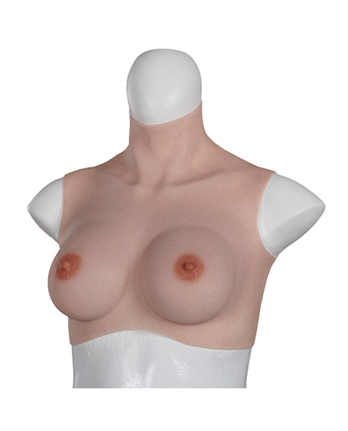 Xx-dreamstoys Ultra Realistic D Cup Breast Form Medium - Ivory - LUST Depot