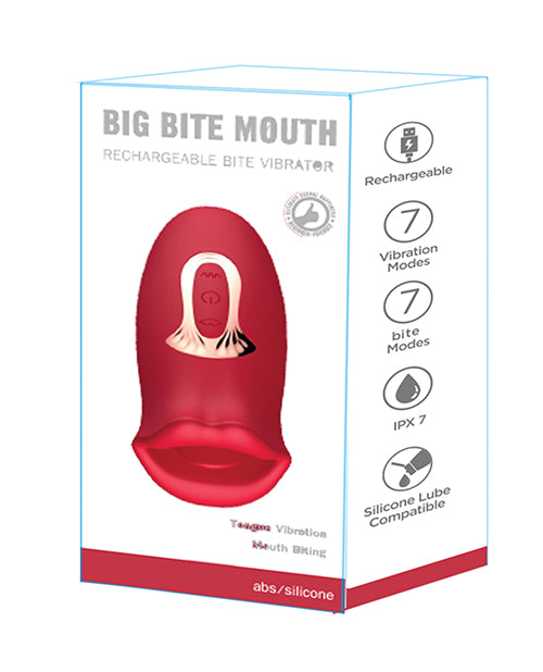 Big Bite Mouth Vibration & Biting - Red - LUST Depot