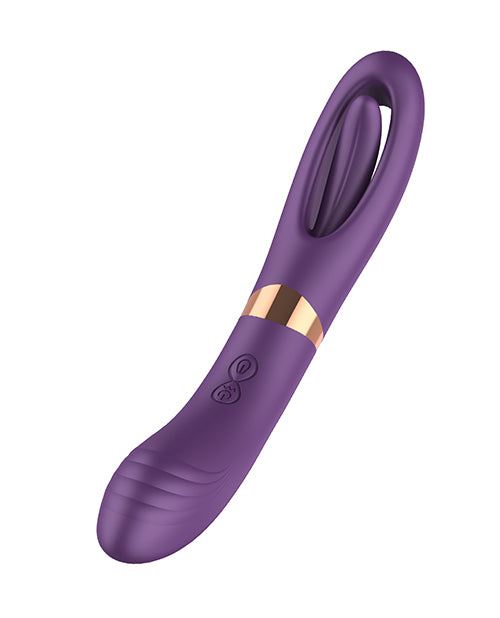 Lisa Flicking G-spot Vibrator - Purple - LUST Depot