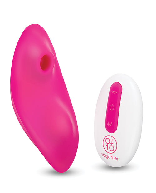 Together Suck N' Go Remote Controlled Panty Vibrator - Pink - LUST Depot