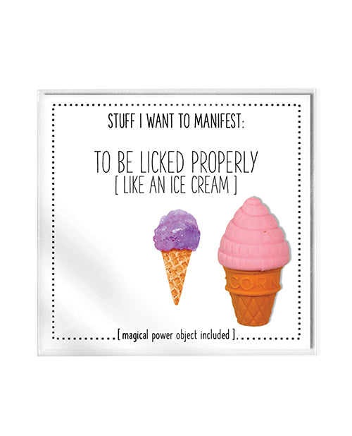 Warm Human To Be Licked Properly Mini Card & Charm - LUST Depot