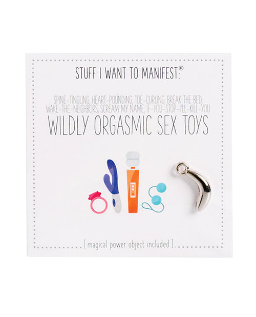 Warm Human Wildly Orgasmic Sex Toys Mini Card & Charm - LUST Depot