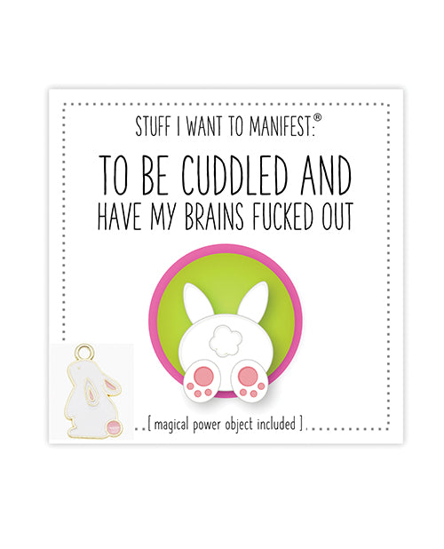 Warm Human To Be Cuddled + Have My Brains Fucked Out Mini Card & Charm - LUST Depot