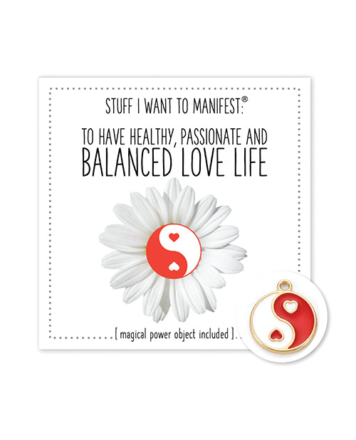 Warm Human Healthy Balanced Love LIfe Mini Card & Charm - LUST Depot