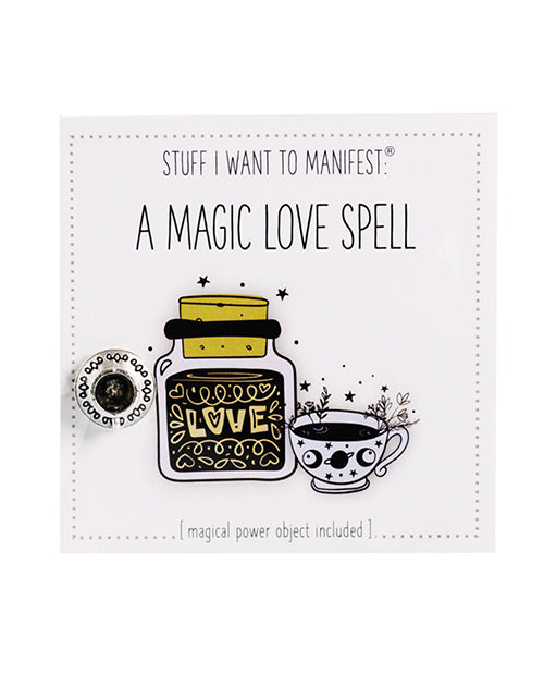 Warm Human A Good Magic Love Spell Mini Card & Charm