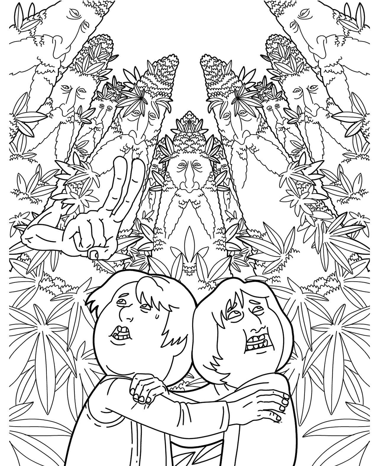 Wood Rocket The Lord Of The Smoke Rings Coloring Book - LUST Depot