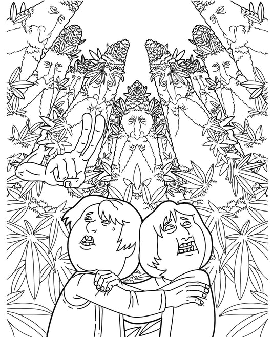 Wood Rocket The Lord Of The Smoke Rings Coloring Book - LUST Depot