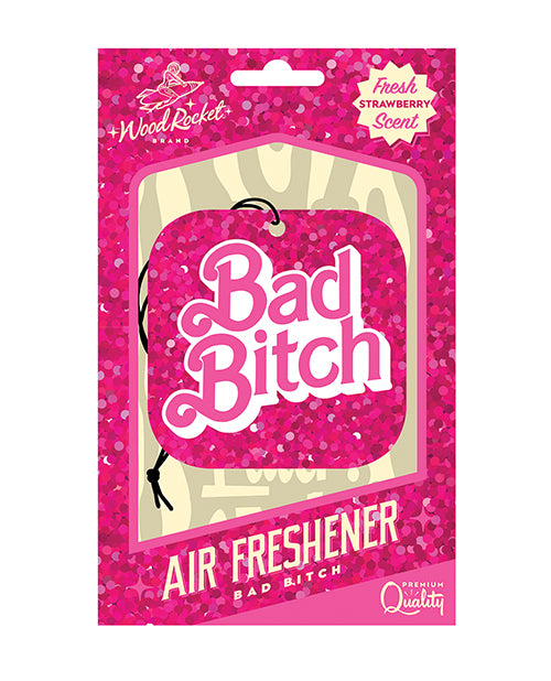 Wood Rocket Bad Bitch Air Freshener - Strawberry - LUST Depot