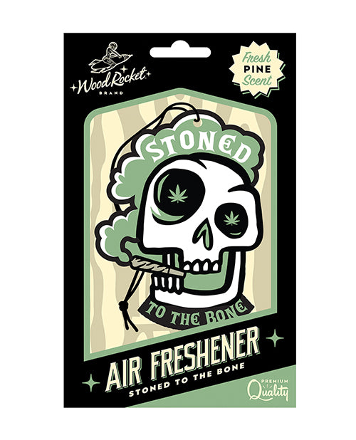 Wood Rocket Stoned to the Bone Air Freshener - Pine - LUST Depot