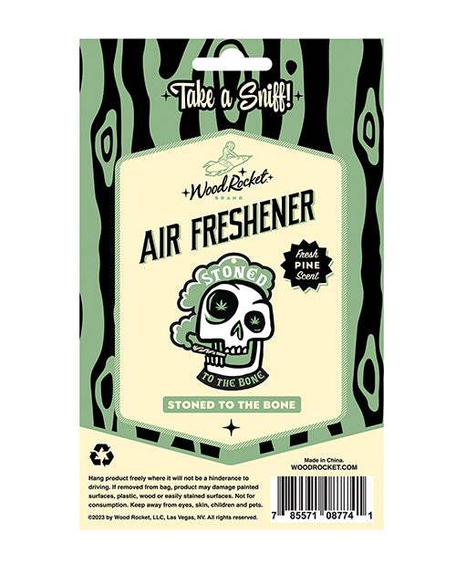 Wood Rocket Stoned to the Bone Air Freshener - Pine - LUST Depot