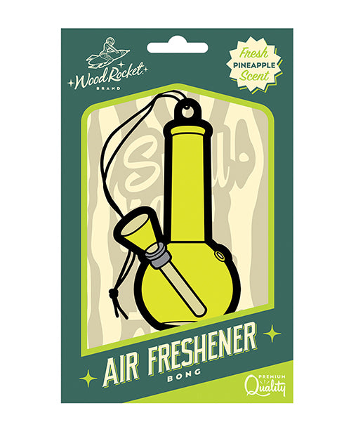 Wood Rocket Bong Air Freshener - Pineapple - LUST Depot