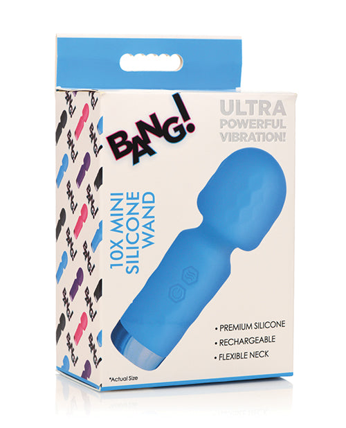 Bang! Mini Silicone Wand - Blue - LUST Depot