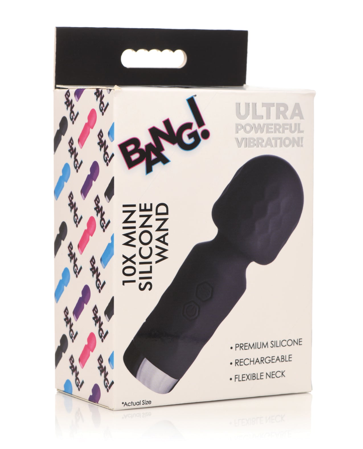 Bang! 10X Mini Silicone Wand - Black