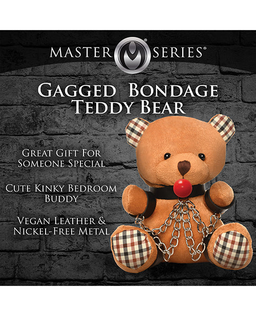 Master Series Gagged Teddy Bear Plush - LUST Depot