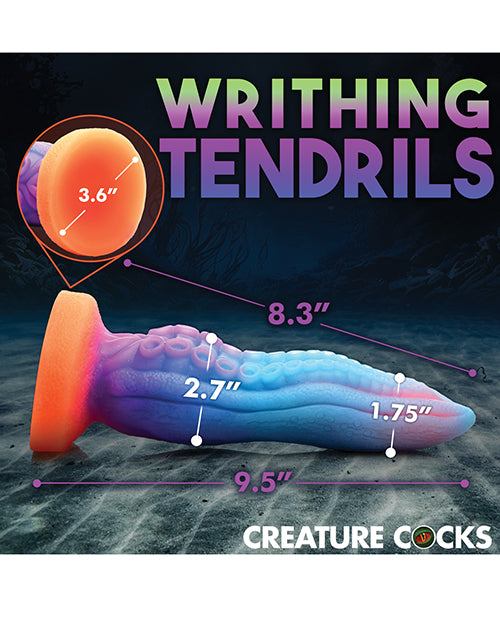 Creature Cocks Tenta-cock Silicone Dildo - Glow In The Dark