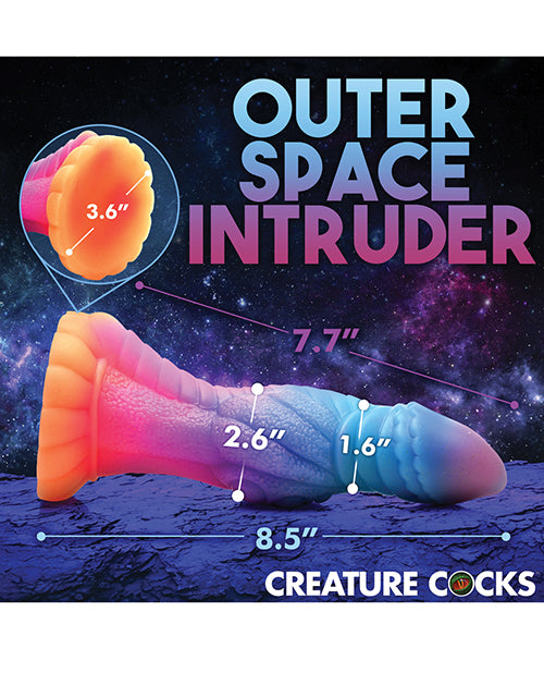 Creature Cocks Galactic Cock Alien Creature Silicone Dildo - Glow In The Dark