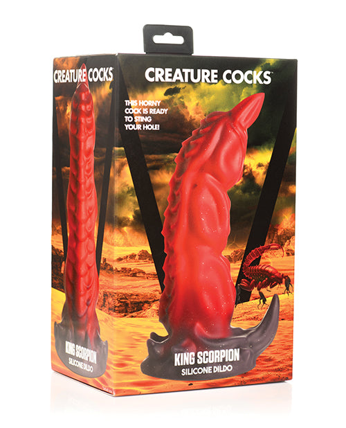 Creature Cocks King Scorpion Silicone Dildo -  Red