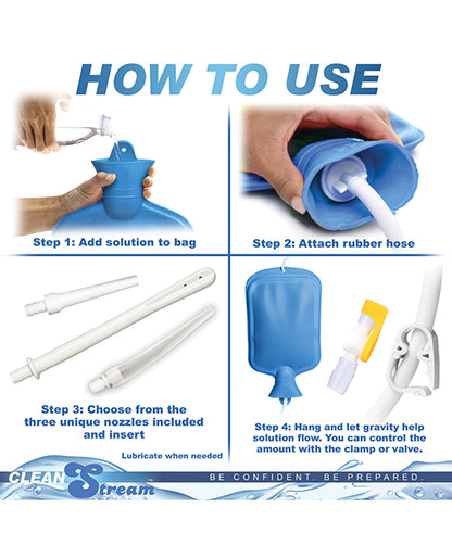 Clean Stream Detox Deluxe Shower Enema Kit