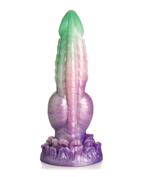 Creature Cocks Aqua Phoenix Silicone Dildo - Multi Color