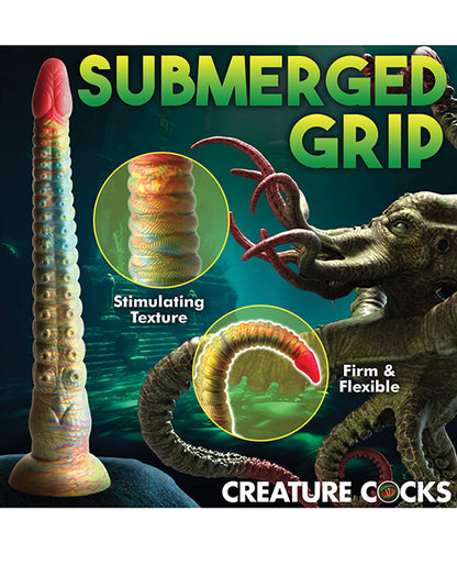 Creature Cocks Tentacle Dick Silicone Dildo - Multi Color