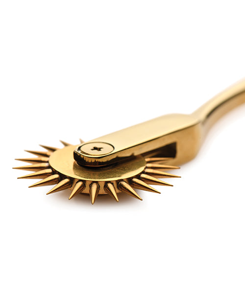 Master Series Gold Sensation Wartenberg Wheel - Gold - LUST Depot