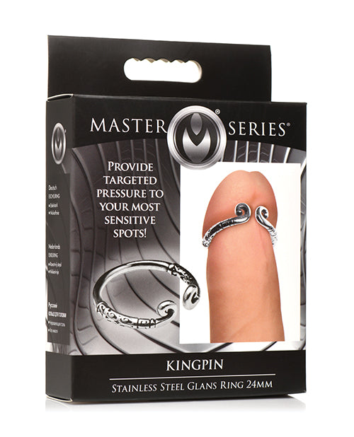 Master Series Kingpin Stainless Steel 24mm Glans Ring - LUST Depot