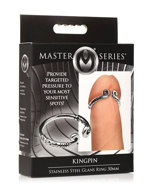 Master Series Kingpin Stainless Steel 30mm Glans Ring - LUST Depot